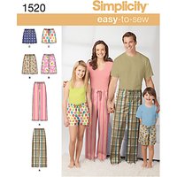 Simplicity Easy-to-Sew Unisex Sewing Pattern, 1520, A