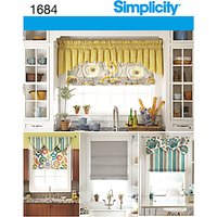 Simplicity Blinds Sewing Pattern, 1684