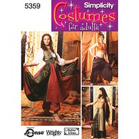 Simplicity Costume Dressmaking Leaflet, 5359