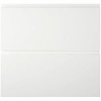 Cooke & Lewis Appleby High Gloss White Tower Drawer Front (W)600mm Set Of 2