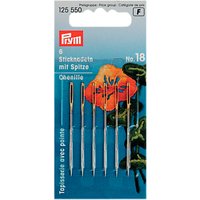 Prym Chenille Needles, Size 18, Pack Of 6