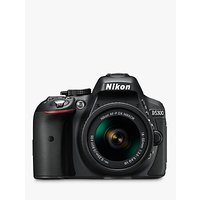 Nikon D5300 Digital SLR Camera With 18-55mm VR Lens, HD 1080p, 24.2MP, Wi-Fi, 3.2 Screen