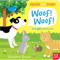 Can You Say It Too? Woof Woof Book