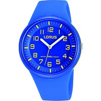 Lorus RRX51DX9 Children's Easy Read Rubber Strap Watch, Blue