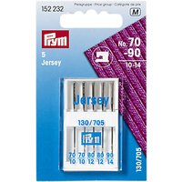 Prym Jersey Sewing Machine Needles, Size 70-90, Pack Of 5
