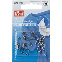 Prym Dress Shield Safety Pins, 19mm, Pack Of 10