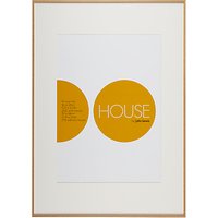 House By John Lewis Aluminium Photo Frame, A1 With A2 Mount