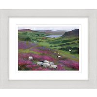 Debbie Neill - Heather Sheep Framed Print, 47 X 57cm