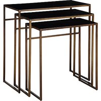 Content By Terence Conran Black Enamel Nest Of 3 Tables