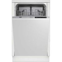 Beko DIS15010 Integrated Slimline Dishwasher White