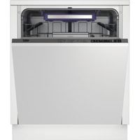 Beko DIN28Q20 Integrated Full Size Built In Dishwasher Natural Oak Effect