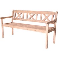 LG Outdoor Hanoi 3-Seat Crossback Bench, FSC-certified (Acacia)