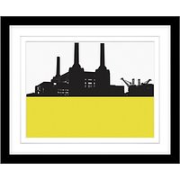Jacky Al-Samarraie - Battersea Power Station Framed Print, 44 X 54cm
