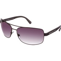 Giorgio Armani AR6011 Rectangular Sunglasses, Matte Black