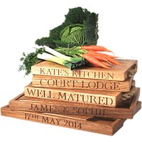 The Oak And Rope Company Personalised Carving Board
