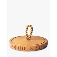 The Oak And Rope Company Personalised Thin Round Chopping Board