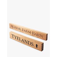 The Oak And Rope Company Personalised House Sign