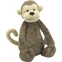 Jellycat Bashful Monkey Soft Toy, Large, Brown