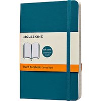 Moleskine Ruled Pocket Notebook, Blue