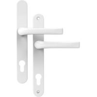 White External Standard Lever Lock Door Handle 1 Set