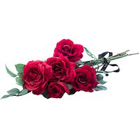 Peony Artificial Red Rose Bouquet
