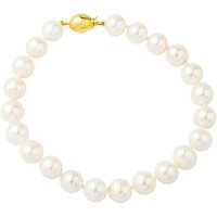 A B Davis 9ct Freshwater Cultured Pearl Bracelet, White