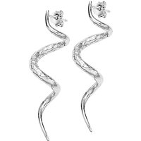 Dower & Hall Sterling Silver Curl Stud Earrings