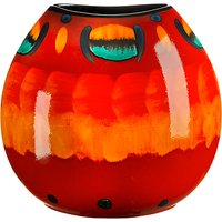 Poole Pottery Volcano Purse Vase, H26cm