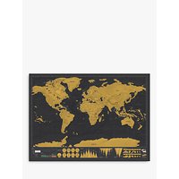 Luckies Deluxe Scratch Map, H59 X W82cm