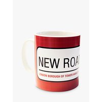 A Piece Of Personalised Street Sign Mug, Red