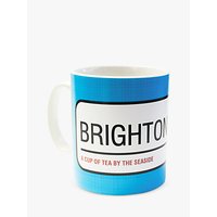 A Piece Of Personalised Street Sign Mug, Blue