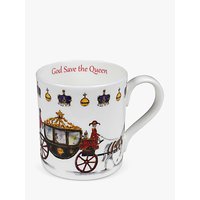 Milly Green God Save The Queen China Mug