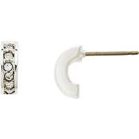 Cachet Swarovski Crystal Mini Pave Drop Earrings, Silver