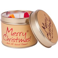 Lily-Flame Merry Christmas Scented Candle Tin