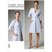 Vogue Ralph Rucci Women's Dress Sewing Pattern, 1381