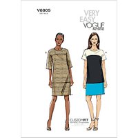 Vogue Women's Dress Sewing Pattern, 8805