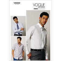 Vogue Men's Shirt Sewing Pattern, 8889