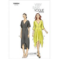 Vogue Women's Dresses Sewing Pattern, 8894