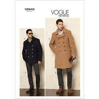Vogue Men's Jacket And Trousers Sewing Pattern, 8940