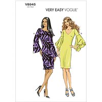Vogue Women's Dresses Sewing Pattern, 8945