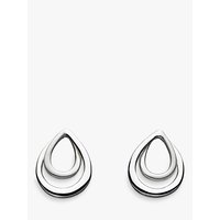 Kit Heath Sterling Silver Infinity Satin Stud Earrings
