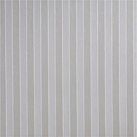 John Lewis Telma Woven Stripe Fabric, French Grey, Price Band B