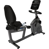 Life Fitness RS3 Lifecycle Recumbent Exercise Bike With Track Connect Console
