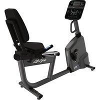 Life Fitness RS1 Lifecycle Recumbent Exercise Bike With Track Connect Console