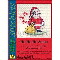 'Ho Ho Ho' Santa Cross Stitch Card & Envelope Kit