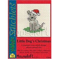 Mouseloft Little Dog's Christmas Cross Stitch With Card And Envelope