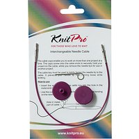 Knit Pro Single Cable Interchangeable Needle Cable, 20cm, Purple