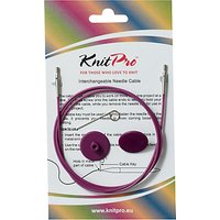 Knit Pro Single Cable Interchangeable Needle Cable, 94cm, Purple