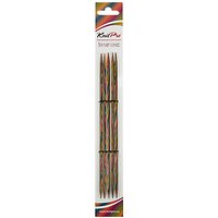 Knit Pro Symfonie Wood Double Pointed Knitting Needles, 3.75mm, Pack Of 5