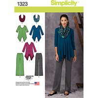 Simplicity Women's Outfit Sewing Patterns, 1323